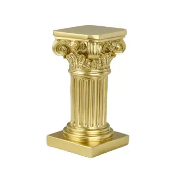 Klasická Architektúra Roman Stĺpec Socha svietnik Stojan Miniatúrne Sošky Podstavec pre Domáce Vnútorné Vonkajšie Party Decor