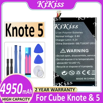 Knote 5 Knote5 4950mAh Batérie pre ALLDOCUBE Kocka Knote A 5 Tablet PC Bateria + Bezplatné Nástroje 5