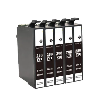 Kompatibilné Atramentové Kazety Pre Epson 288 288XL (5 Black) 5-Pack, Pre XP-330 XP-434 Tlačiareň 9