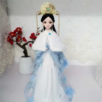 Kreatívne Čínsky Štýl Kostýmu Bábika Retro Víla Oblečenie Dávnych Princezná Dievča Bábiku Hračka Ručné Tradičné Hanfu Bábika LE072 18