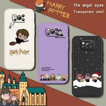 Magic Harrys Potterr Prútik Telefón puzdro Pre Xiao POCO F3 X3 NFC GT X2 C31 C3 M2 M3 M4 Pro Kvapaliny Lano Funda Kryt Mäkké Silikónové 4
