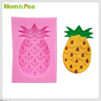 Mama&Pea MPA1860 Ananás Tvarované Silikónové Formy Cake Decoration Fondant Tortu 3D Formy potravinársky 1