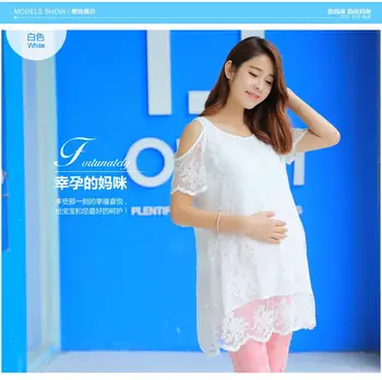 Materskej Tehotné Dieťa Nakladanie 2022 Ženy Tričko červené Dievča Tehotenstva Oznámenie Tričko Nové Mama Veľká Veľkosť Oblečenia 12