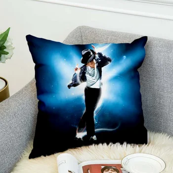 Michael Jackson Vankúš Polyester Ozdobné obliečky na Vankúše Hodiť Vankúš štýl-4