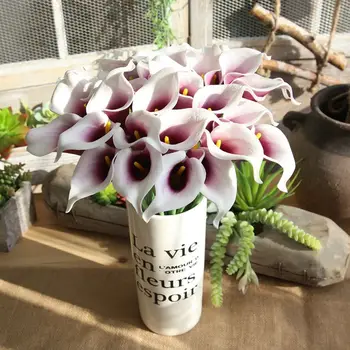 Mini Kala Vysoká Kvalita Umelých Kvetov Hodvábneho Kvetu Simulácia Falošné Rastlín Svadobné Domáce Dekorácie Dodávky