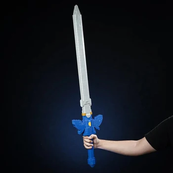 MOC Dych Wild Master Sword stavebným Súprava Hra Odkazy Weaponed Prop Zberateľskú Tehla Model diy Hračka pre Deti Vianočný Darček 7