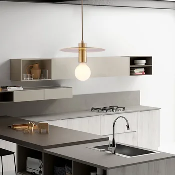 Moderný Minimalistický Luster Atmosféry Domova Obývacia Izba Svetlo Led Zlaté Jedáleň Svetlo Spálňa Svetlo Nordic Malé Lampy