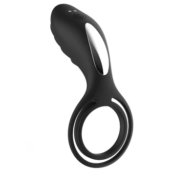 Mužský Penis Krúžok Vibrátor Oneskorenie Ejakulácie Penis Krúžok G Mieste Stimulátor Klitorisu Sexuálnu Hračku Pre Pár Mužov Erotické Dospelých Sex Produkt