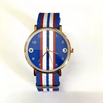Móda bežné vysoko kvalitné dámske Čínsky štýl Nylon watchband ultra tenkých hodiniek Študent dekoratívne hodiny retro klasika 3