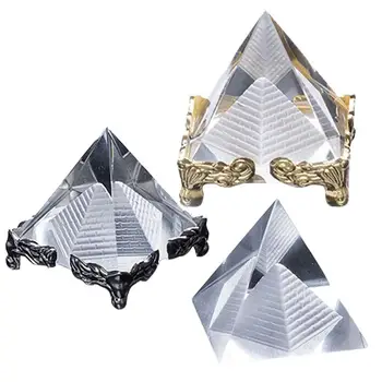 Najnovšie K9 AAA Kremeň Sklenená Pyramída, Vyrezávané Pyramídy Egypta Egyptská Crystal Fluid Crystal Obrúsky Domova BO 7