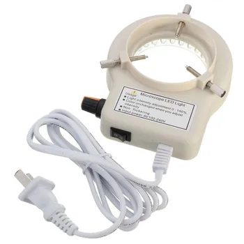 Nastaviteľné 56 LED Prsteň Svetla pre Llluminator Lampa pre Mikroskopom Vynikajúce Kruhu Svetla LED Okrúhle Svetlo AC100-240V 6