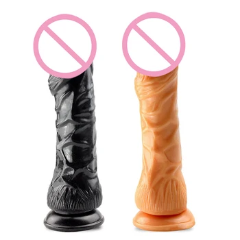 Nový Realistický Penis Pokožke pocit Super Obrovský Big Dildo S Prísavkou Sexuálne Hračky pre Ženy, Sex Produkty Ženská Masturbácia Kohút 12