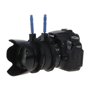 OOTDTY Nastaviteľné Zameriavajú Výstroj Krúžok Pás Hliníkovej Zliatiny Grip DSLR SLR Fotoaparát, Videokamera Príslušenstvo