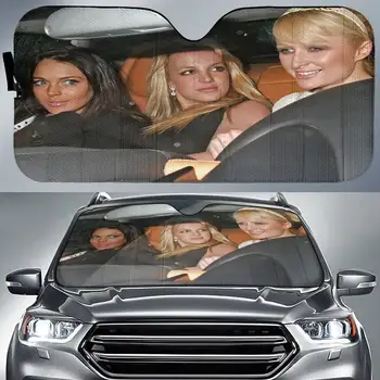 Paríž Britney Lindsay Tepla Auto Auto slnečník auto Príslušenstvo Kultový 2000s, Auto slnečník, Auto slnečník, čelného skla : Desi