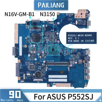 Pre ASUS P552SJ N3150 Notebook Doske SR29F N16V-GM-B1 DDR3 pre Notebook Doske 11