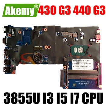 Pre HP Probook 430 G3 440 G3 Notebook Doske Doske W/ 3855U I3 I5 I7 6. Gen CPU DDR3 DAX61CMB6C0 DAX61CMB6D0 Doska 3