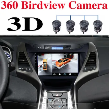 Pre Hyundai Elantra i35 Avante MD UD 2010~2017 Auto Multimédiá GPS Rádio Navigačné koliesko NAVI Hráč CarPlay 360 BirdView 3D 13