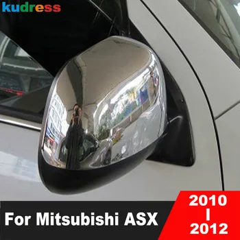 Pre Mitsubishi ASX RVR Outlander Sport 2010 2011 2012 ABS Chrome Auto Spätné Zrkadlo Pokrytie Čalúnenie Dverí Bočné Zrkadlá Shell Spp