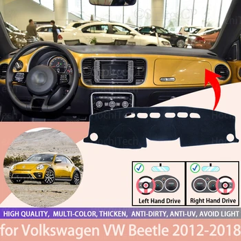Pre Volkswagen VW Chrobák 2012-2018 Anti-Slip Panel Kryt, Ochranná Podložka Auto Príslušenstvo Slnečník Koberec 14