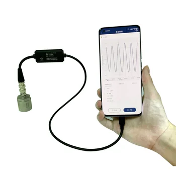 Prenosné vibrometer IEPE vstup zbierať vibrácií zvukový signál snímač zrýchlenia 5