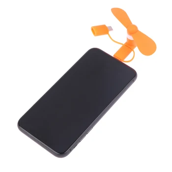 Prenosný Mini 3 V 1 Mobilný Telefón, Ventilátor, Pre Iphone Android Micro Hanldheld Chladiaci Ventilátor Cestovné Mobilný Telefón Chladič