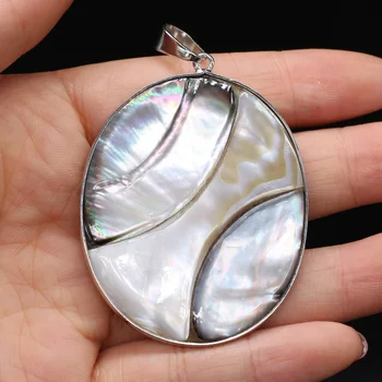 Prírodné Shell Prívesok Na perleť Shell Prívesok Pre Šperky Robiť Kúzla DIY Náhrdelník Príslušenstvo