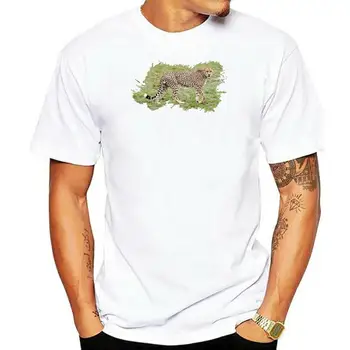 Pánske Gepard t shirt Projektovanie tee tričko S-XXXL farbou Voľné Pohodlné Letné Štýl Formálny tričko