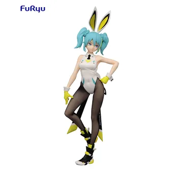 Pôvodné FuRyu Vocaloid Hatsune Miku Bunny Ulici Ver. Obrázok 30 cm Skutočného Bandai Obrázok Hračka Bábika Kolekcie Model Darček 10