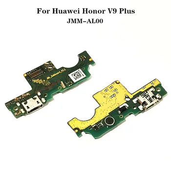 Pôvodné MIKROFÓNU cez USB Port Dock Flex Kábel Pre Huawei Honor V9 Plus JMM-AL00 Nabíjanie Konektor Nabíjačky S Mikrofónom Náhradné 5