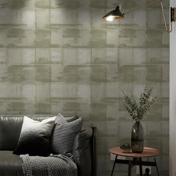 Retro priemyselné vietor prekladané koberčeky tapety shop dekorácie Nordic šedá tapety hotel s oblečením reštaurácia vyhradená 17
