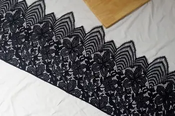 rias chantilly Čipky 300 čipky textílie Oka black&white Čipkou trim Dekorácie Remesiel Šitie Čipky Pre Svadbu Robiť Dekorácie 18