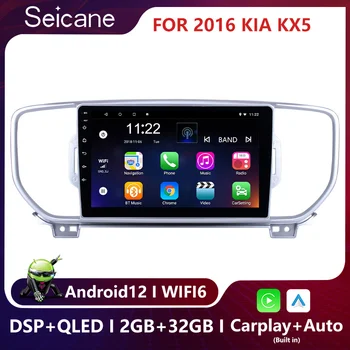 Seicane Android 12 RDS Auto Stereo Rádio GPS Multimediálne Jednotky Prehrávač Pre 2018 Kia Sportage s 32GB ROM+ RAM 2GB IPS 4