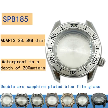 Seiko SPB185/SPB187J1 Upravené Sledovať Prípade NH35/36/4R/6R Pohyb Sapphire Crystal 28.5 mm Dial 20ATM Vodotesné Hodinky Časti 15