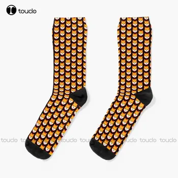 Shiba Inu Mail Cryptos Mene Ponožky, Športové Ponožky Mužov 360° Digitálna Tlač Unisex Dospelých Dospievajúcu Mládež Ponožky Individuálne Zákazku 6