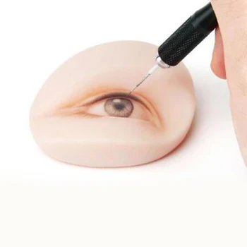 Silikónové Pery Oko Praxi Koži Tetovanie Nastaviť Permanentný Make Up Pokožky Nahradenie Mäkké pre 3D Školenia Kati Formy 2 Oči, Pery 1