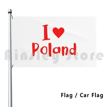 Som Rád, Poľsko Vlajka Auto Vlajkou Tlač Vlastné Poľsko Varšava Polska Poľské Dedičstvo Príznak Lásky Krajiny Pride Európe 5