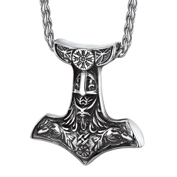 Starlord Odin Prilba Thor ' s Hammer Pendents & Náhrdelník z Nehrdzavejúcej Ocele Mužov Vintage Darček PSP4931 13