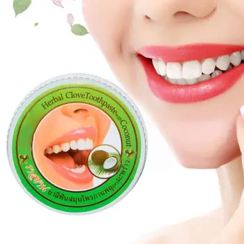 Strúčik Mint Kokosový Bylinné Thajsko zubná pasta Zubného Plaku Krvácanie Vložiť prevencii Zubného Gingiválneho Guma Odstránenie A6P5 17