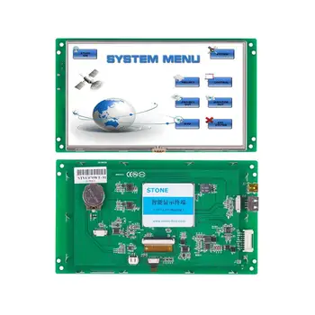 STVC070WT-01 KAMEŇ 7,0 Palcový TFT LCD Displeja Modul s Sériové Rozhranie pre Priemyselné Použitie, 3