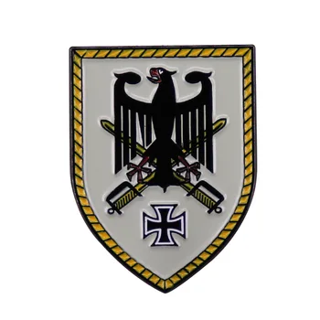 Svetovej Vojny nemecký Železný Kríž eagle a meč, štít Brošňa Odznak Brošňa Golier Príslušenstvo Brošňa Pripnúť Odznak Cti Pin 9