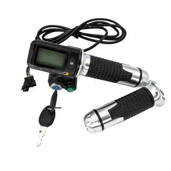 Tachometer/Tachometer+Plyn+LCDdisplay48v+Zámok/Cruise+Indikátor Batérie Elektrické Scooter Bike MTB Trojkolka DIY Časť Stee 5