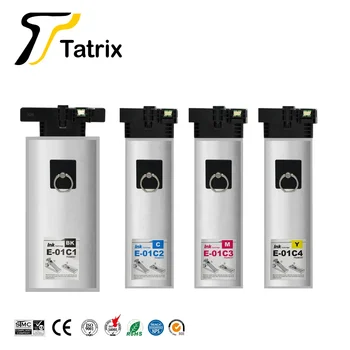 Tatrix T01C1 T01C2 T01C3 T01C3 Farba Kompatibilné Tlačiarne Atramentové Cartridge pre Epson WorkForce Pro WF-C529R 9