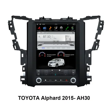 Tesla Štýl Android Auta GPS Navigácie Pre TOYOTA Alphard 2015 - AH30 Auto Rádio Stereo Prehrávač Multimediálnych súborov 3
