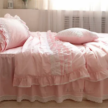 Top Luxusné výšivky svadobné posteľná bielizeň nastaviť čipky prehrabať perinu posteľ list prehoz cez posteľ romantická spálňa domáce dekorácie beddings 8
