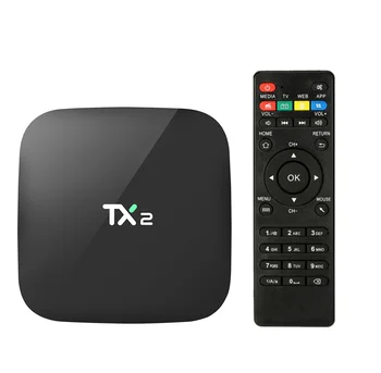 TX2 R2 Android TV BOX 2 GB, 16 GB H. 265 4K 2.4 G WiFi Quad Core OS 7.1 IPTV Smart BOX TV w/ Air Mouse Pk TOX1 X3 X96 Mini Originálne 3