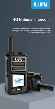 UJN-Y66 4G siete poc rádio walkie talkie GPS typ-c nabíjanie dvoch spôsobom rádio vysielač, vysoká kapacita batérie dlhú dobu používania