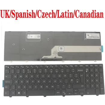 UK/SP španielsky/CZ český/LA latinskej/CF Kanadská francúzština Klávesnica pre Dell 0KPP2C SN8234 490.00H07.0L01 SG-63510-XUA 490.00H07.0D1D 3