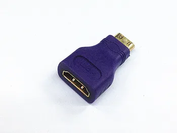 Veľkoobchod Mini kompatibilný s HDMI Samec toHDMI-kompatibilné žena adaptér converter konektor pre adaptéry 16