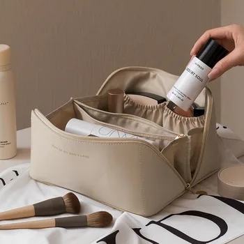 Veľkú Kapacitu Vonkajšie Multifunkčné Kozmetická Taška Cestovné Wash Bag Prenosné Make-Up Skladovanie Taška Toaletná Organzier Ženy Taška 2022 3