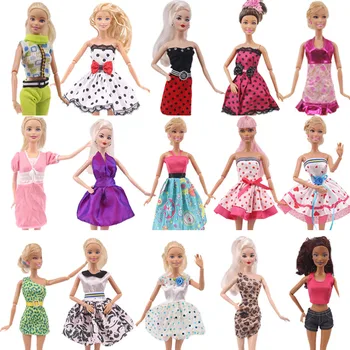 Vhodné Pre Barbies Bábiky Oblečenie Pekné Sukne Vyhovovali Oblečenie Príslušenstvo Pre Dieťa Narodeniny Festival Darček 18
